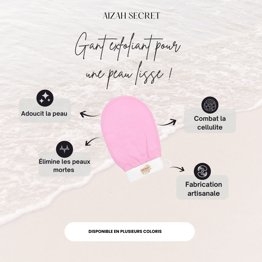 récapitulatif gant exfoliant
