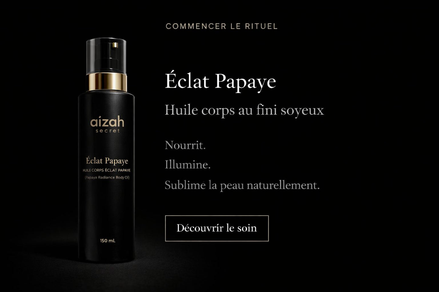 HUILE CORPS ÉCLAT PAPAYE