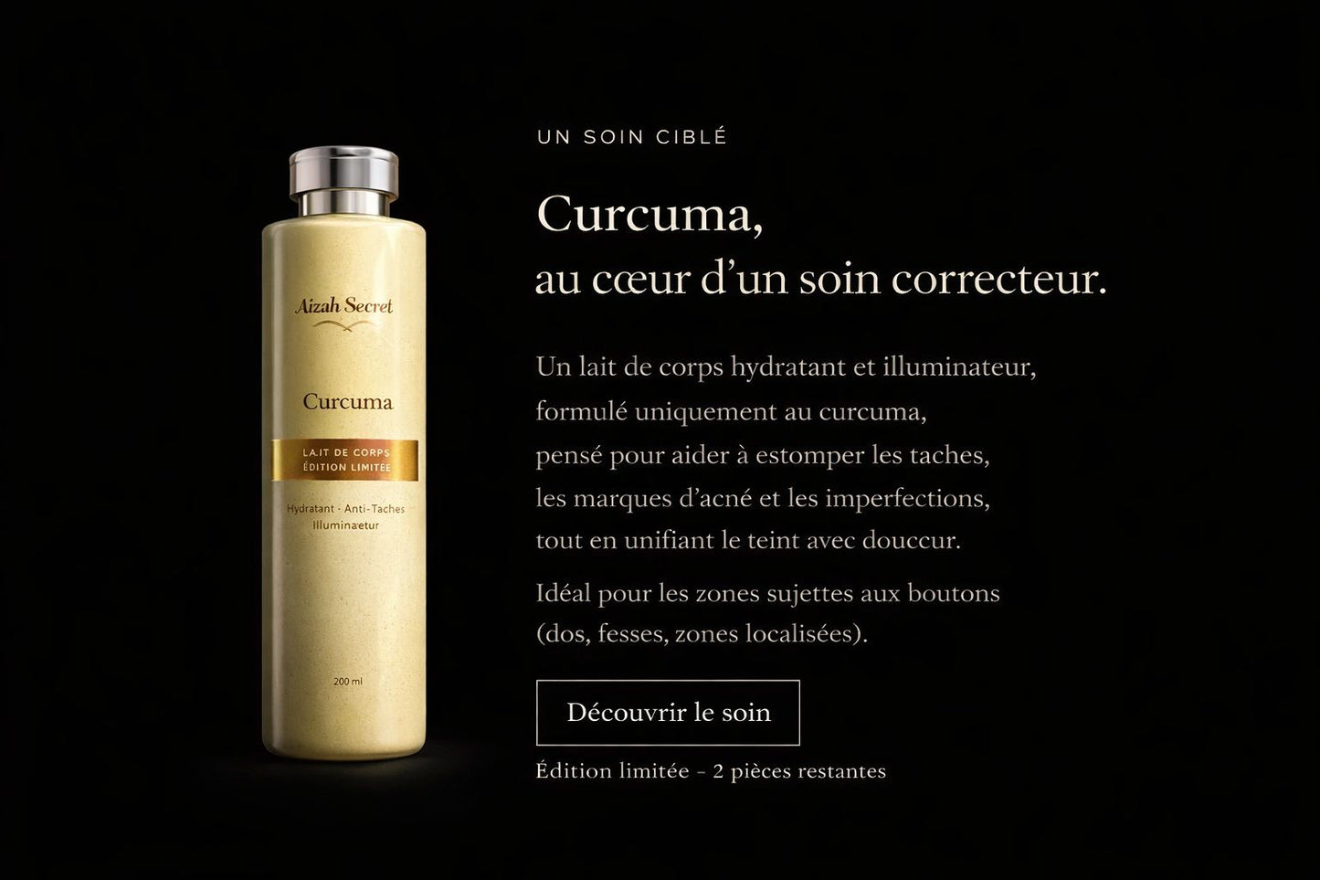 Curcuma pur. L’éclat en héritage